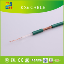 Câble coaxial du fabricant Kx6 de câble de Linan avec le certificat de la CE / ETL / RoHS